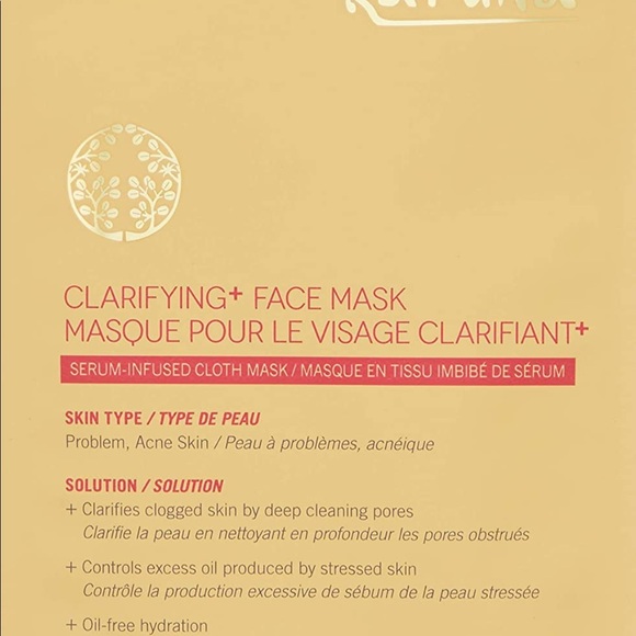 NWT Karuna Clarifying+ Natural Facial Sheet Mask: Deep Cleans Pores - Picture 3 of 4